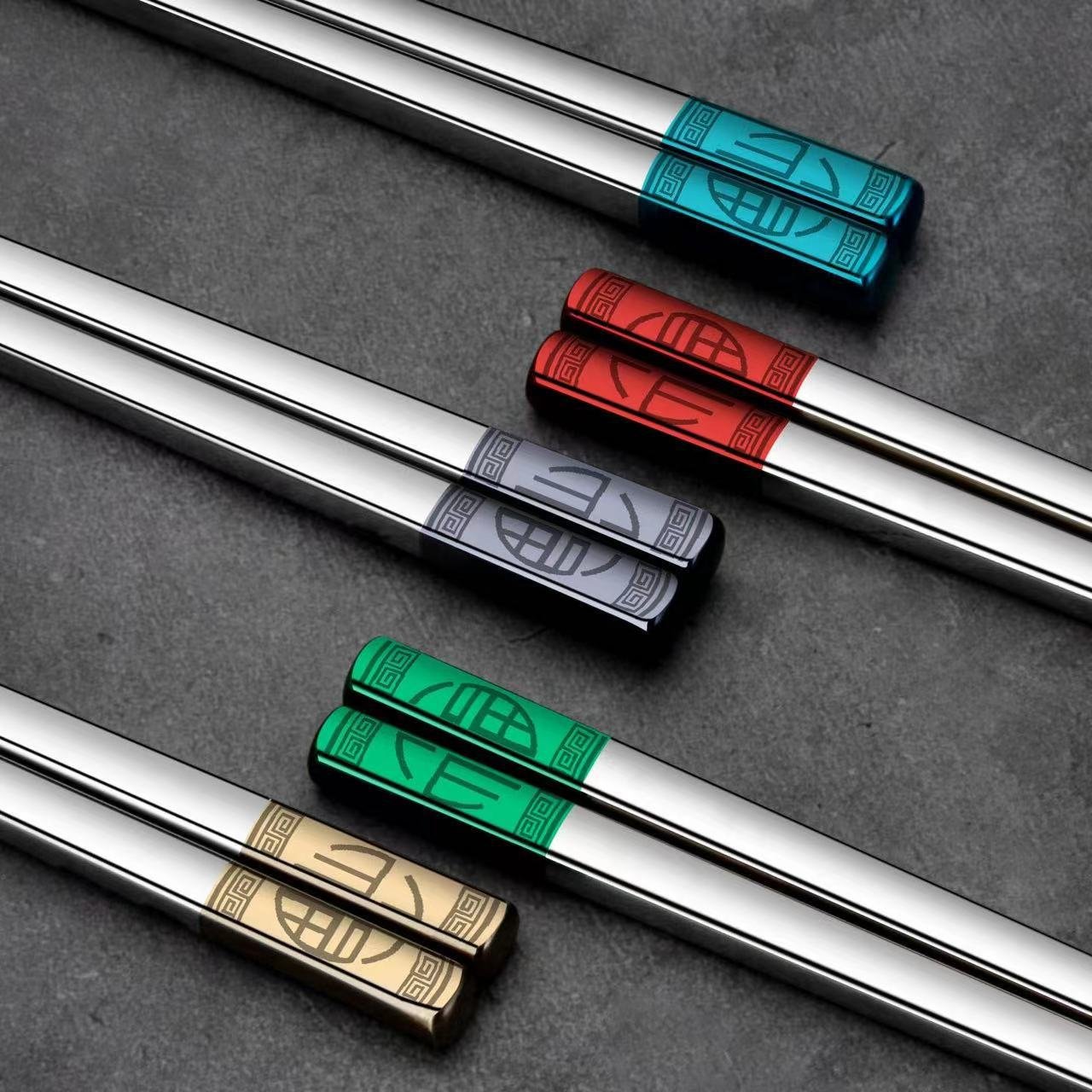 Featured image for 'Empa ASMR Stainless Steel Blessing Chopsticks – Elegance in Every Bite!'