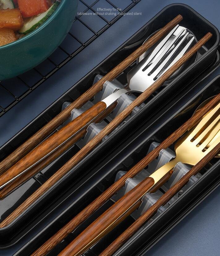 Featured image for 'Portable Stainless Steel Cutlery Set Elegant, Durable & Travel-Friendly'