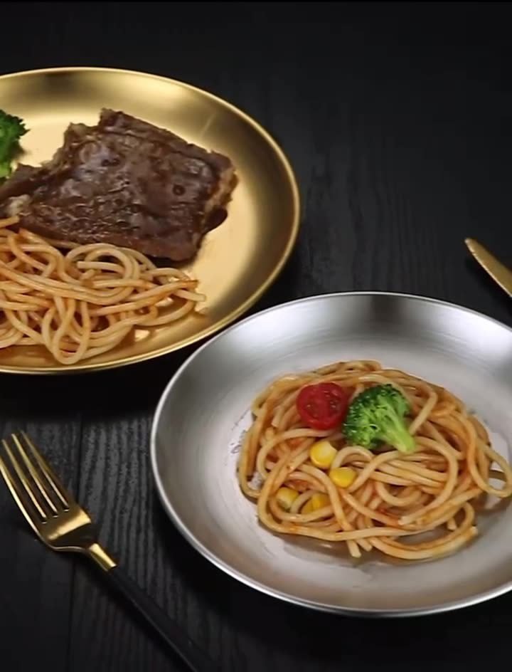 Featured image for '304 Stainless Steel Korean Barbecue & Buffet Plate Durable, Modern, and Versatile'