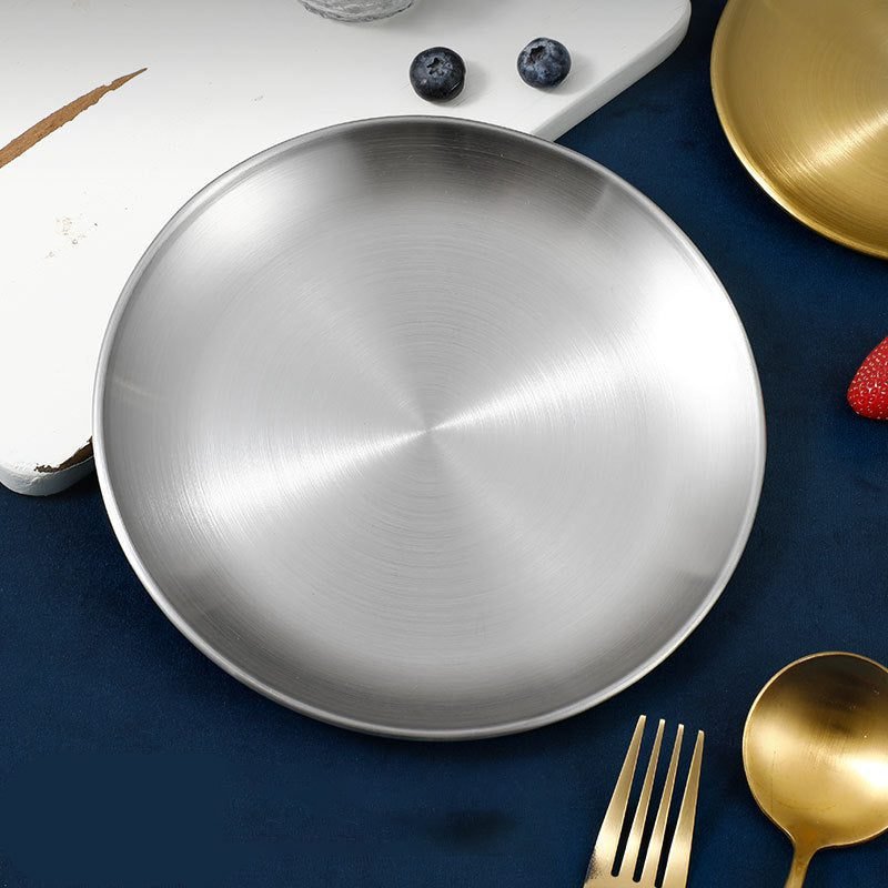 Featured image for '304 Stainless Steel Korean Barbecue & Buffet Plate Durable, Modern, and Versatile'